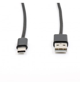 usb to Type-c plastic shell charger braid cable